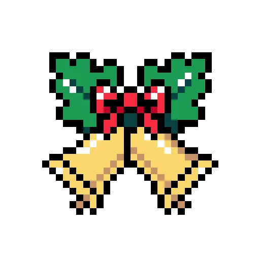 Christmas Bell Perler bead pattern preview