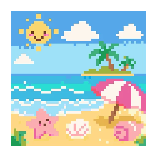 Cute Beach Landscape preview